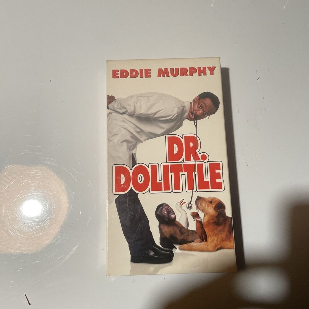 Dr Doolittle VHS Tape Movie Eddie Murphy Comedy Family Film Vintage 1998